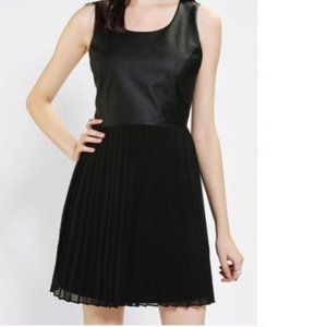 ✨CLEARANCE ✨UO Sparkle & Fade Faux Leather Dress